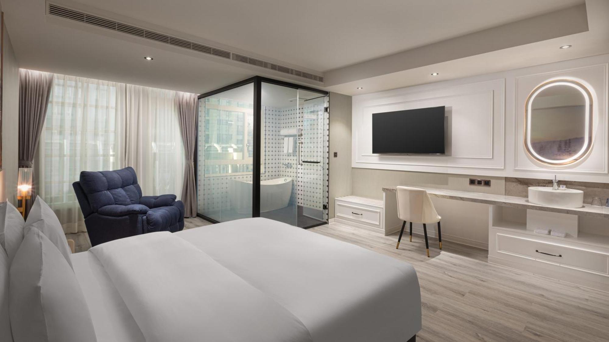 Tryp By Wyndham New Taipei Linkou 新北林口爵怡溫德姆酒店機場捷運mrta9林口站 Екстериор снимка